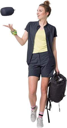 Жилет Jack Wolfskin W VEST для жінок, вітронепроникний, степ, колір Night Blue, розмір M