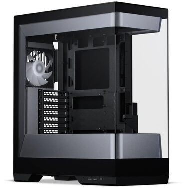Корпус для ПК Phanteks Evolv S2 Midi-Tower, E-ATX, чорний, панорамне скло, RGB, Back-Connect, 4 вентилятори 120 мм