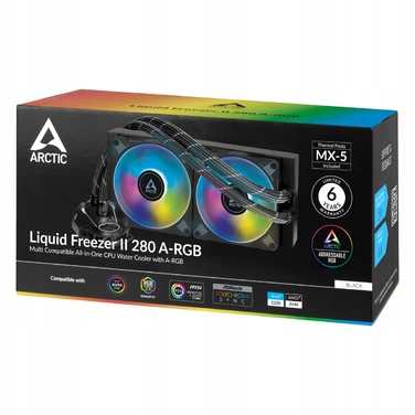 Рідинне охолодження Arctic Liquid Freezer II 280 a-RGB, 2 вентилятори
