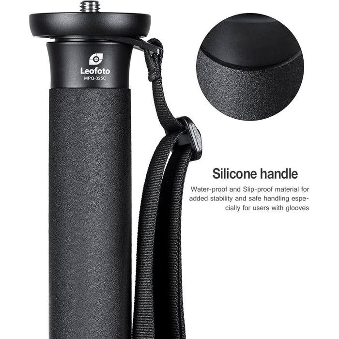 Штатив-монопод LEOFOTO MPQ-325C Blue з вуглецевого волокна