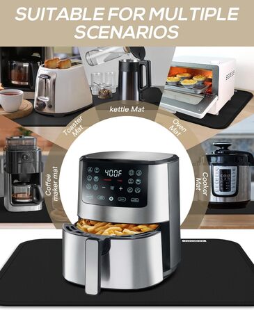 Термостійкі підкладки під фритюрницю та кавомашину 38x46 см (2 шт.)