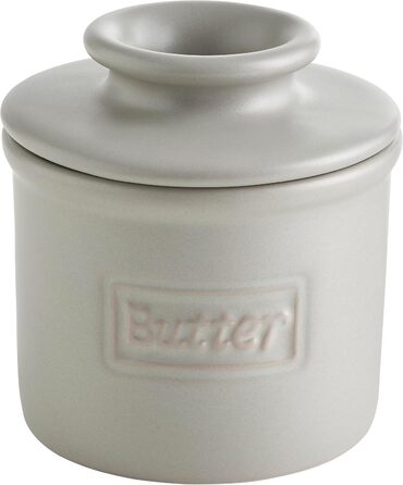 Оригінальна керамічна маслянка Butter Bell L. Tremain, французька маслянка з колекції Café-Matte, колір Stone