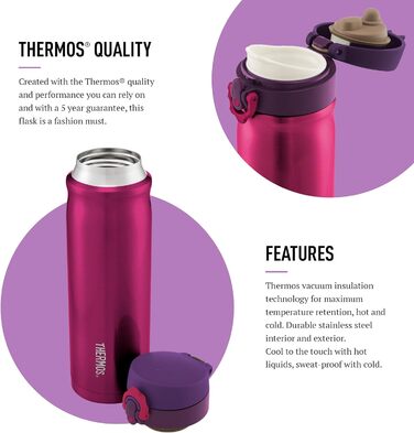 Stainless Steel Insulated Tumbler - 470ml - Rose Color