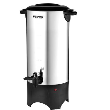 VEVOR Commercial Hot Beverage Dispenser Coffee Hot Water Dispenser 50 Cups, 1000W Warming Tank Hot Water Dispenser 7.4L Warming Tank Juice Jug for Office, Parties, Cafe, Picnics, etc.