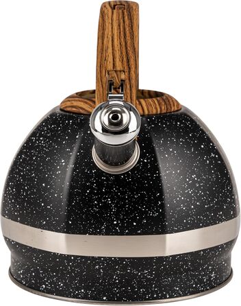 Чайник-заварник Karl Hausmann Induktion 3L з автоматичним свистком, нержавіюча сталь, для всіх типів плит