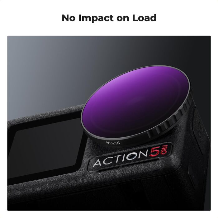 Фільтри K&F Concept ND/CPL для DJI Osmo Action 4/5 PRO: набір нейтральних фільтрів HD Glass CPL+ND8+ND16+ND32+ND64+ND256