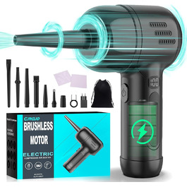 Бездротовий пилосос для клавіатури ULTRONICS X3 Gang-165000 PRM з компресованою повітрям, акумулятор 10400mAh, Type-C, для ноутбуків, електроніки та дому