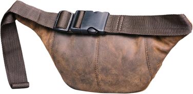STILORD 'Maverick' - чоловіча/жіноча поясна/наплічна сумка з м'якої шкіри (Colorado, коричнева)