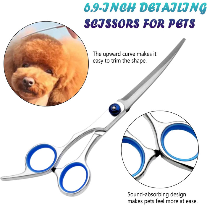 Набір ножиць для грумінгу собак та котів: професійний інструмент для догляду за шерстю