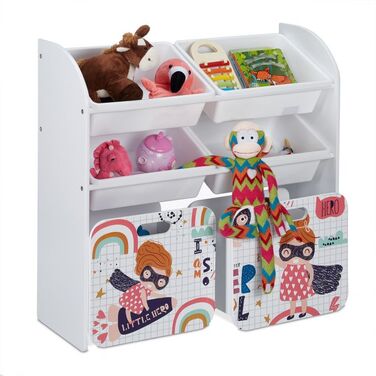 Relaxdays Children's Shelf 'Little Heroine'