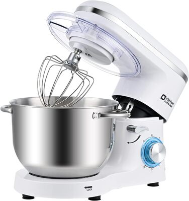 Кухонна машина Küchenmaschine 6.2 л, 1400 Вт, 6 швидкостей, з набором насадок (міксер, гак для тіста)