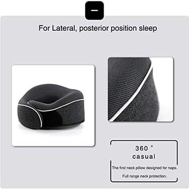 KÖHAIR Neck Pillow supports your restful sleep after your hair transplant - Innovative Travel Pillow | Unbelievably small for relaxed travel by plane and car