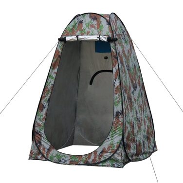 Намет для туалету та душу TUKAILAI для кемпінгу, 150x150x190 см, зелений (камуфляж)