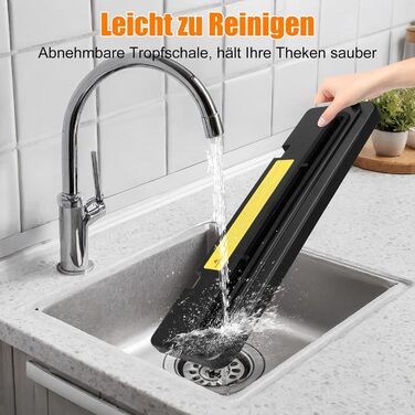 Вакуумний пакувальник KSWIOWN з 30 пакетами, 6 режимів, автоматичне закриття, ріжучий пристрій, шланг (65 KPA)