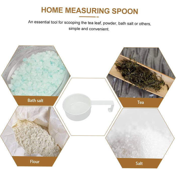Amosfun 2-Piece Stainless Steel Measuring Spoons, Microwave-Safe, Dishwasher-Safe, Coffee Spoons, Measuring Cups, Newborn Supplies, Measuring Spoons for Household Use, Stainless Steel, 4 Pieces * 2