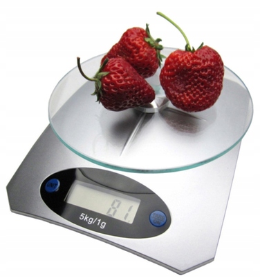 Кухонний ваги Kamille, сріблястий/сірий, 5 кг