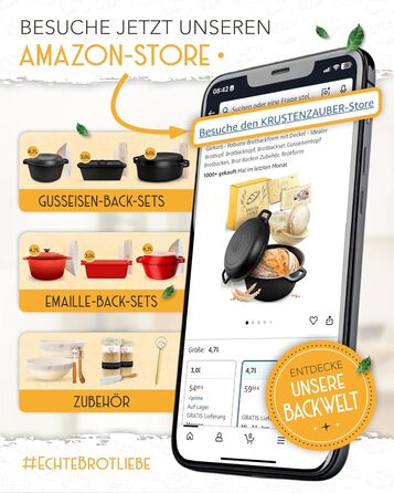 Ніж для хліба KRUSTENZAUBER з хвилястим лезом, 20 см, нержавіюча сталь. Великий ніж для нарізання хліба та булочок, для точного та легкого нарізання.