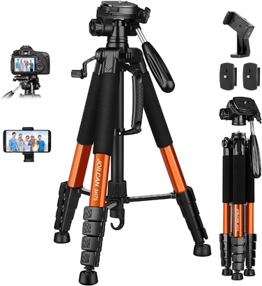 Штатив Joilcan для камер Canon та Nikon, легкий, 188 см, з тримачем для телефону
