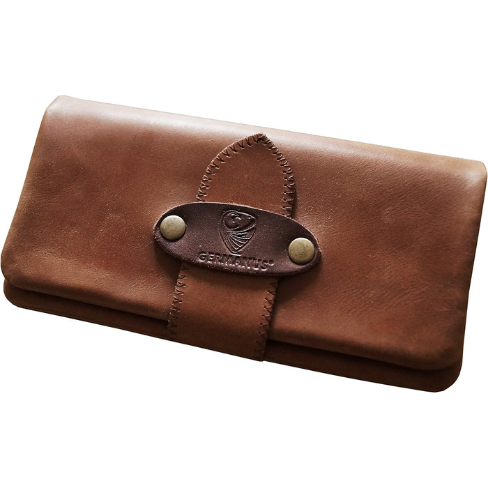 GERMANUS Lorum - Made in EU - Leather Tobacco Pouch Tobacco Bag Rolling Pouch Rolling Case Tobacco Case