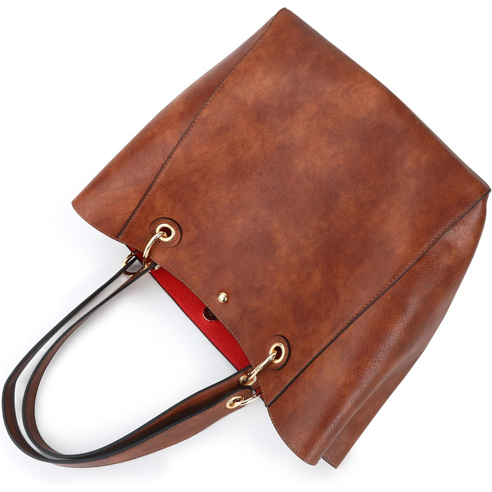 Жіноча шкіряна сумка-шопер велика (Dunkelblau) для студентів та роботи