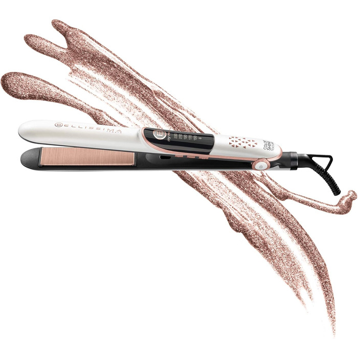 Випрямляч для волосся Bellissima Creativity Color Shine B22, для фарбованого волосся, з регулюванням температури 150-230°C, захисне покриття
