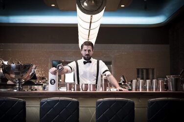 Барний аксесуар Buddy's Bar Barlöffel: барний інструмент з міді, 27 см, з товстим стійким держаком та пестиком