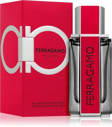 Чоловіча парфумована вода Salvatore Ferragamo Ferragamo Red, шкіряний аромат, 50 мл