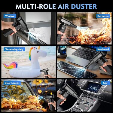 Професійний бездротовий повітряний пилосос WHATOOK W02: Регулювання швидкості, 250 000 обертів/хв, безщітковий двигун для клавіатури, ПК, авто та дому