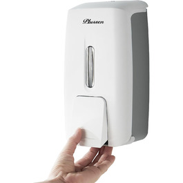 Настінний диспенсер для рідкого мила - диспенсер для мила та гелю для душу (9088) (Білий)