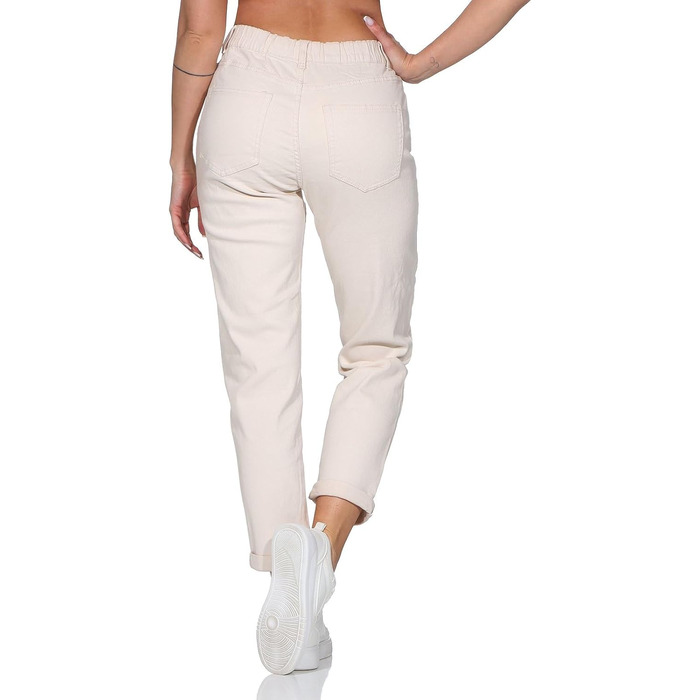 Джинси жіночі Hailys Mom Jeans з високою талією, укорочені, колір Nature (XXL)