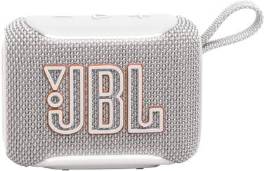 JBL Go 5 – Портативна Bluetooth колонка, біла: Водонепроникна, до 10 годин відтворення, потужний бас