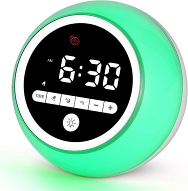 ANNNGUL Sleep Trainer for Kids, Kids Alarm Clock with Night Light Timer for Preschoolers Girls Boys