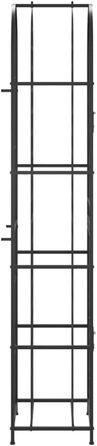 vidaXL Wine Rack 35 Bottles Metal Bottle Rack Bottle Stand Wine Cabinet (45 x 36 x 200 cm)