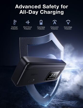 Зарядний пристрій llano AC2 30W Hub для Insta360 X5 з двома акумуляторами 2500mAh, 3 слоти PD, LED-індикація