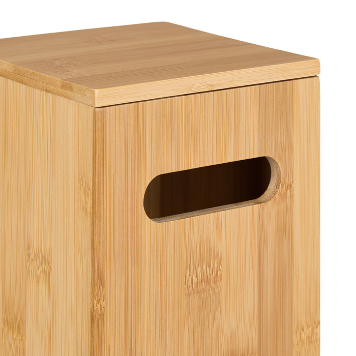 Relaxdays Toilet Paper Holder made of Bamboo