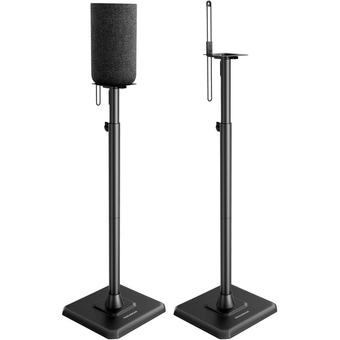 Підставка для колонок Perlegear PGSS12 - пара, регульована висота 83.8-106.7 см, для сателітів, з кабелеуправлінням, 6 кг