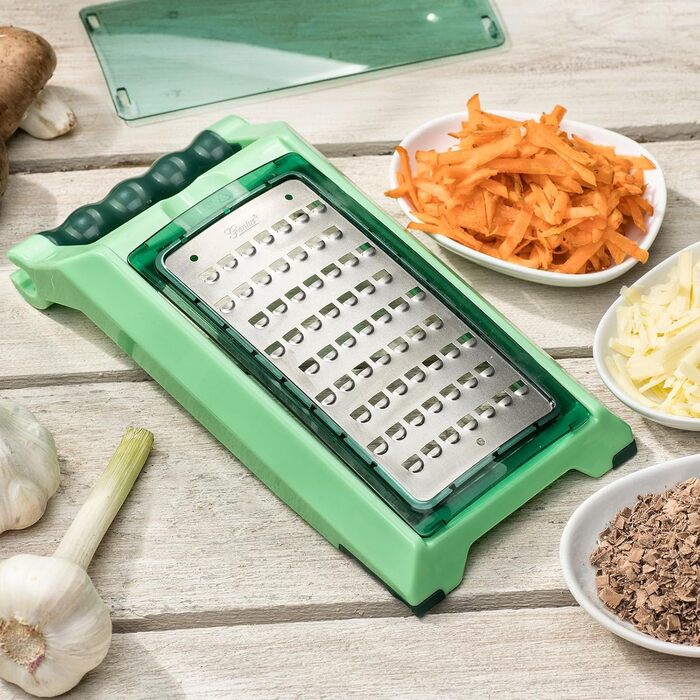 Набір для нарізки овочів Genius Nicer Dicer Chef (15 предметів) з мискою, для нарізки овочів, фруктів, салатів, кубиками, соломкою, з реклами TV