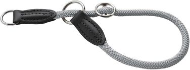 HUNTER Dressurhalsung FREESTYLE EIBY сірого кольору, розмір S: м'яка та регульована шлейка для тренувань та прогулянок