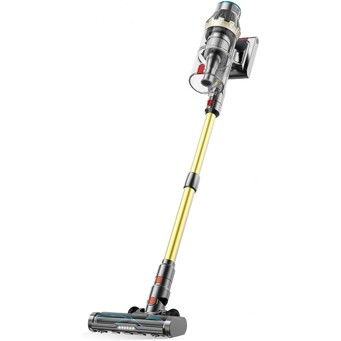 Бездротовий пилосос XT1: потужне всмоктування 48Kpa, сенсорний екран, антизаплутувальна щітка, 70 хв роботи, для твердих підлог, килимів, автомобіля та шерсті тварин