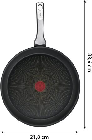 Сковорода Tefal Unlimited On 20 см, алюмінієва з антипригарним покриттям, індукція, з індикатором температури, виготовлено у Франції