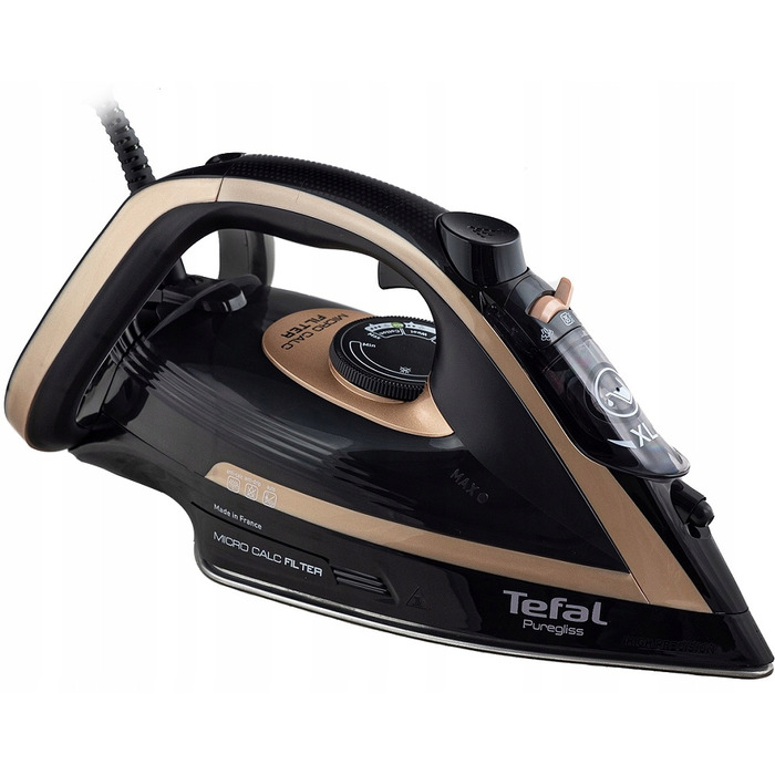 Парова праска Tefal Puregliss 8064, 3000 Вт, підошва Durilium AirGlide