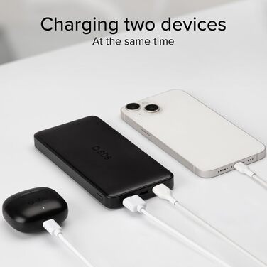 Power Bank SBS Slim 20000 mAh 100W з LCD-дисплеєм: зарядка для Apple, Samsung, MacBook, iPad, планшетів та ноутбуків