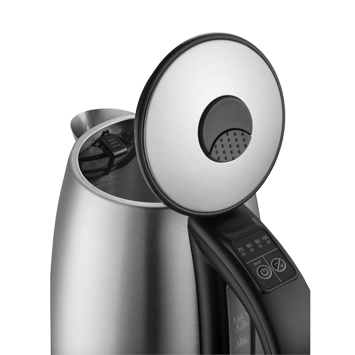 Електричний чайник Concept RK3350, 2200 Вт, 1,7 л, сріблястий/сірий