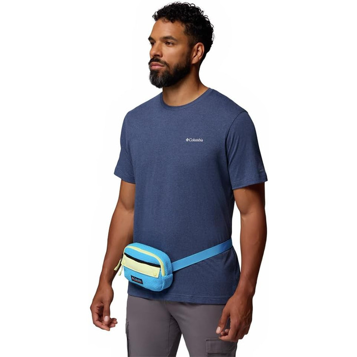 Рюкзак Columbia Helvetia 2 Hip - унісекс (12.1 x 21.1 x 8.1 см, Compass Blue, Citron Haze, Black)
