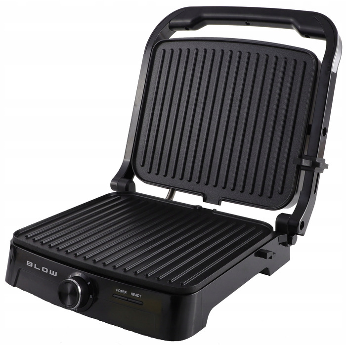 Електричний гриль-тостер, розкладний сендвіч-гриль для м'яса та канапе, 180°, 2500 Вт