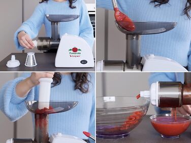 М'ясорубка електрична BEPER P102ROB200 з нержавіючої сталі 1200 Вт + Томатотерка (300 Вт)