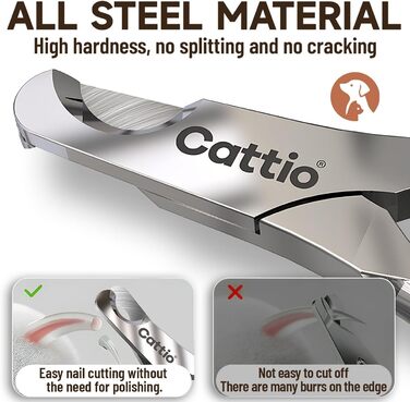 Професійний кусачки для нігтів великих собак – гострі, довговічні та безпечні. Міцний інструмент для догляду за нігтями домашніх тварин з ергономічним дизайном. Кусачки для собак – найкращий вибір для грумінгу.