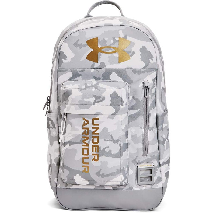 Under Armour Unisex Halftime Backpack Backpacks (White (100)/Metallic Gold)