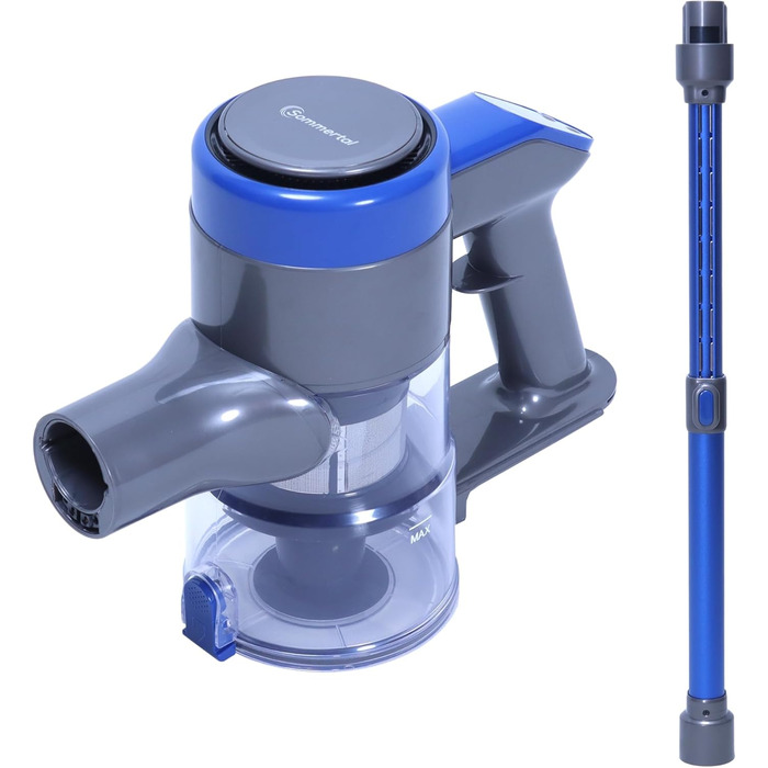 Акумуляторний пилосос VARIO150 | 3-в-1 | Потужний турбопилосос з 45 хв роботи та швидкою зарядкою | для 300 м² | Килим, тверді підлоги, шерсть тварин | LED пилосос-трійка | Бездротовий