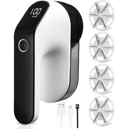 Електричний триммер для одягу Zawaer, 2000 mAh, видалення котушок, 3 швидкості, для одягу та меблів